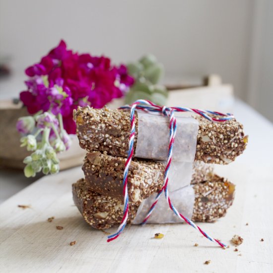 Gluten and Sugar Free Quinoa Bars