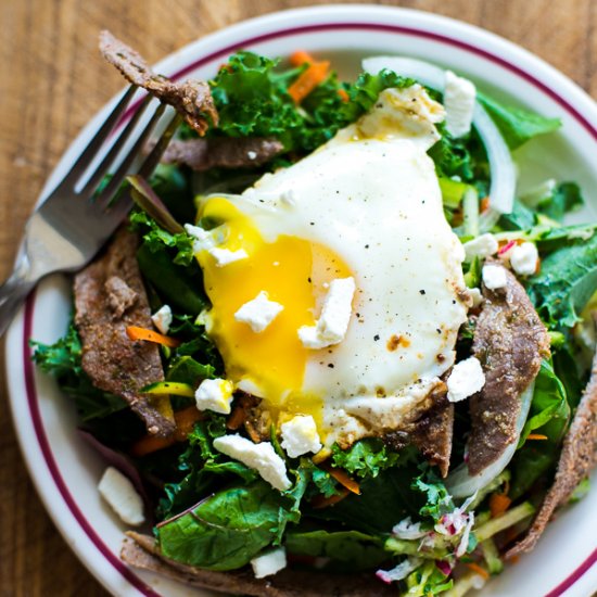 Steak and Egg Salad