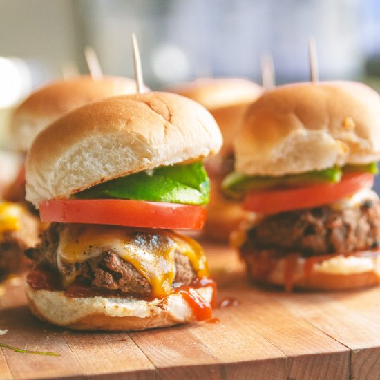 Spicy Veggie Burger Slider Trio