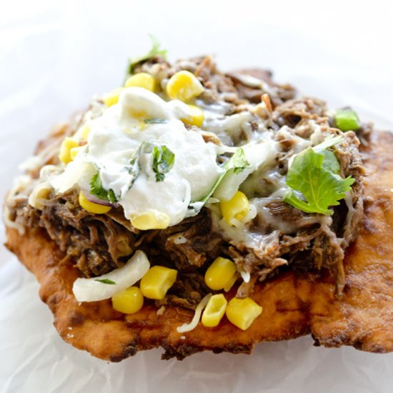 Fried Bread Indian Tacos