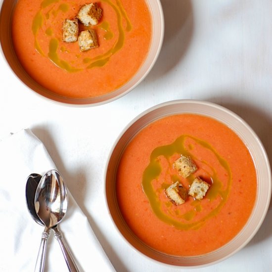 Tomato Watermelon Gazpacho