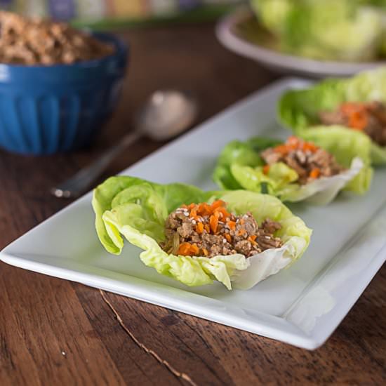 Spicy Thai Lettuce Wraps