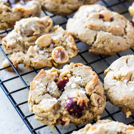 Brown Butter Hazelnut Cookies