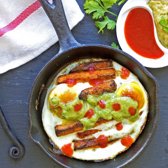 Sweet Potato Fry Breakfast Skillet