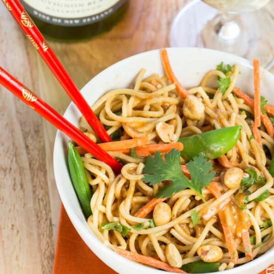 Sweet and Spicy Peanut Noodle