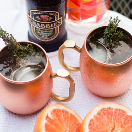 Grapefruit Thyme Mule