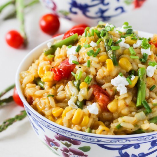 Summer Vegetable Risotto