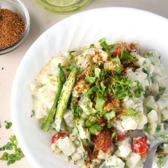 Creamy Cilantro Potato Salad