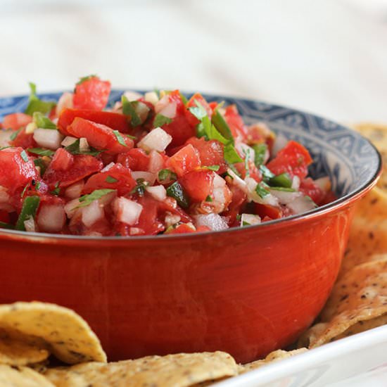 The Very Best Fresh Tomato Salsa