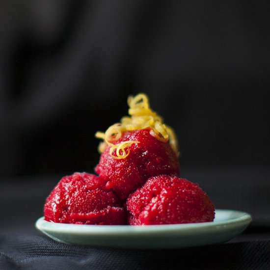 Raspberry Lemon Sorbet