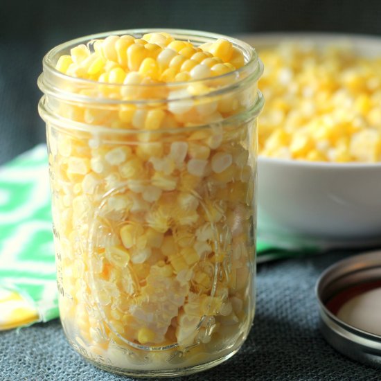 Summer Sweet Corn for the Freezer