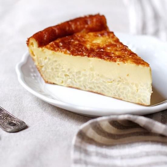 Tuscan Rice and Custard Torta