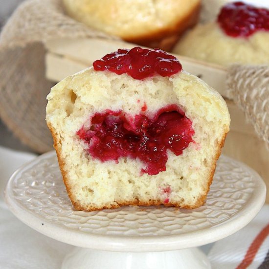 Jelly-Filled Donut Muffins