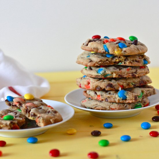 M&M Pudding Mix Cookies