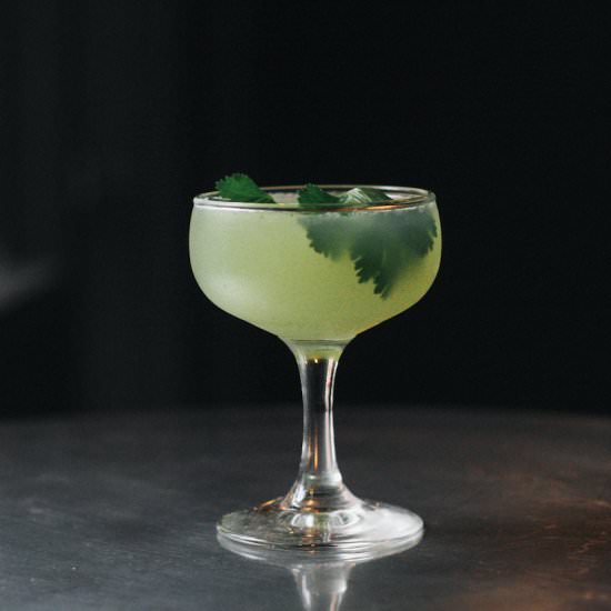 Cilantro Lavender Gimlet