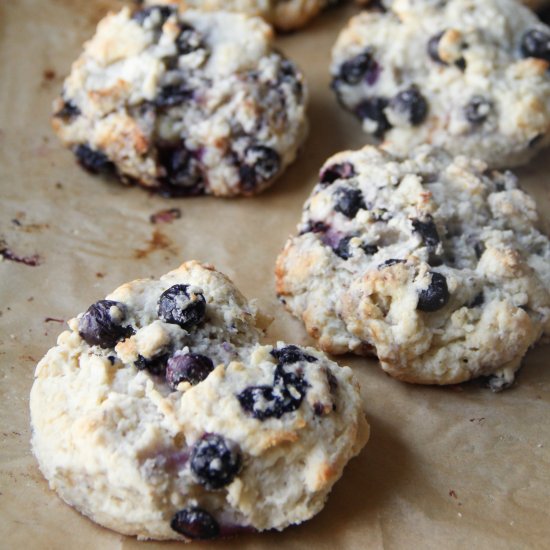 Buttermilk Blueberry Biscuits