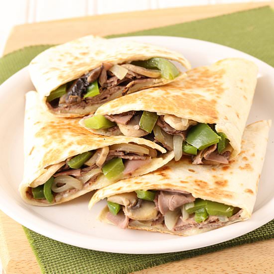 Philly Cheesesteak Quesadillas