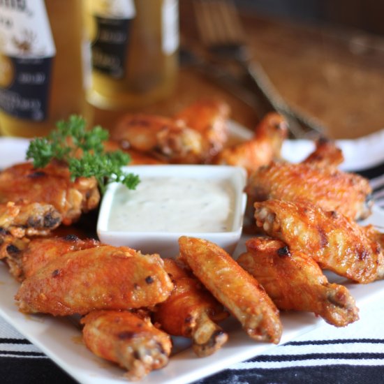 Chicken Wings w/ Hot Sticky Sauce