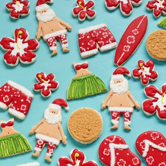 Mele Kalikimaka Cookies