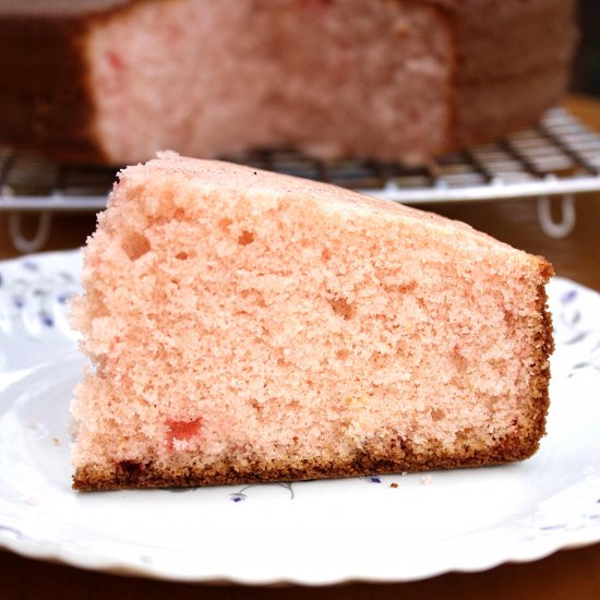 Rose Flavored Butter Cake