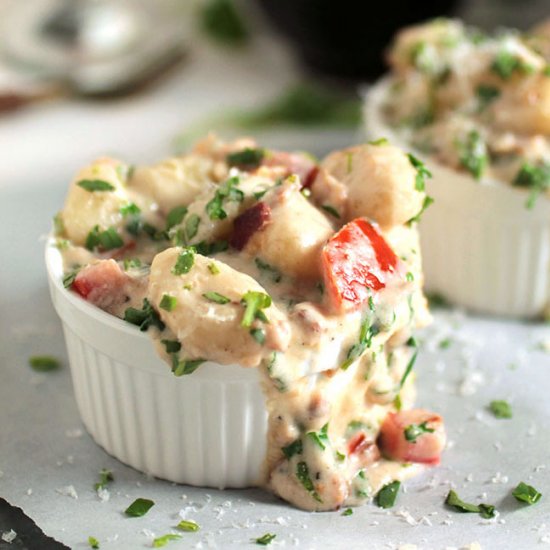 Creamy BLT Gnocchi