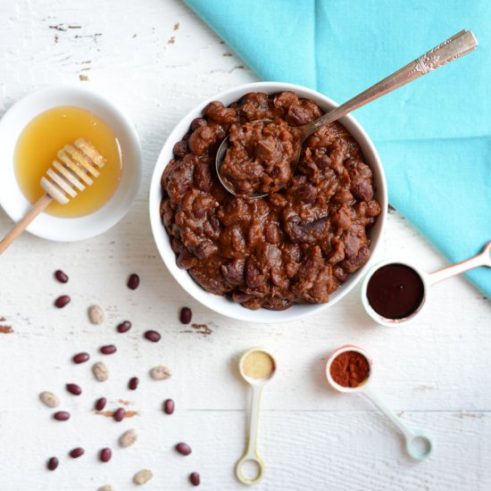 Easy-Prep Slow Cooker Baked Beans