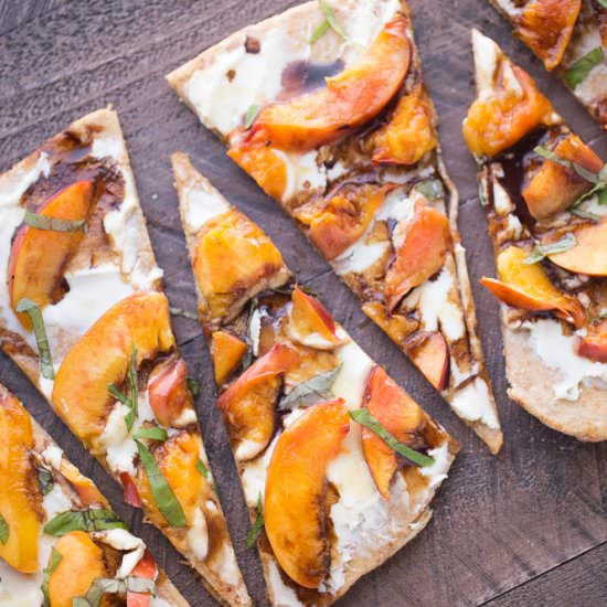 Grilled Nectarine Flatbread