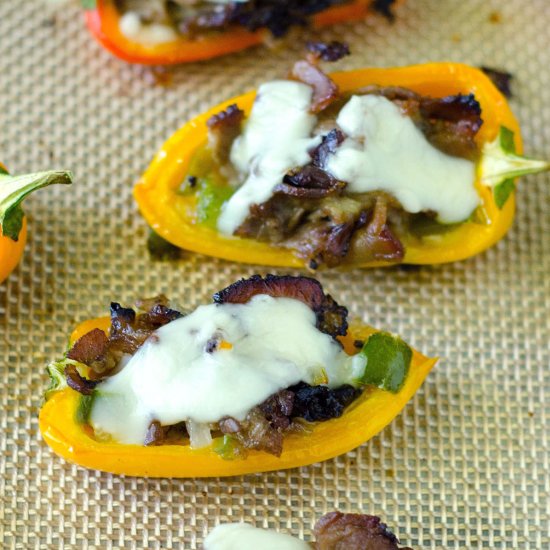 Philly Cheesesteak Stuffed Peppers