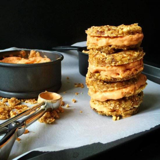 Raw/GF/Vegan Ice Cream Sandwiches