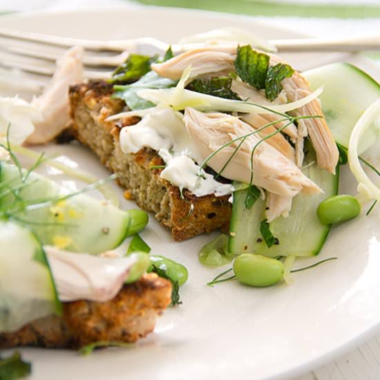 Fennel-Edamame Chicken Salad