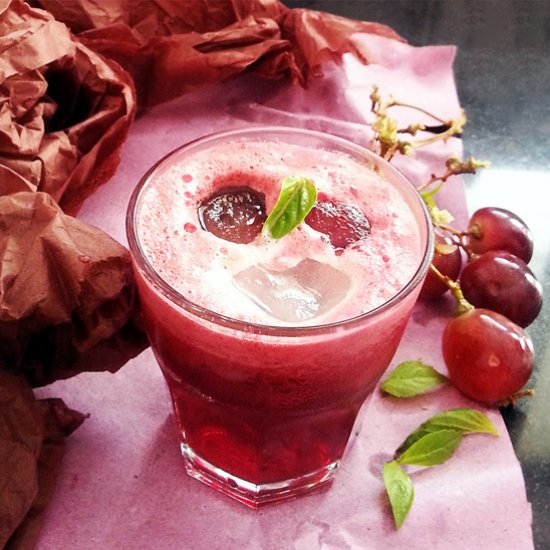 Grape Beetroot Basil Juice