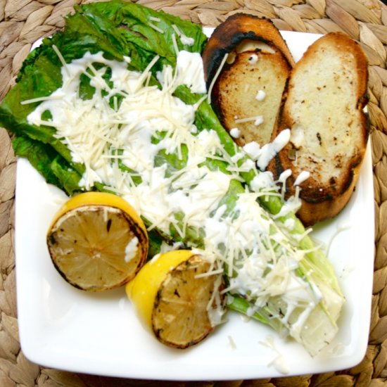 Grilled Caesar Salad