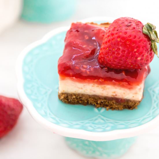 Double Berry Cheesecake Bars