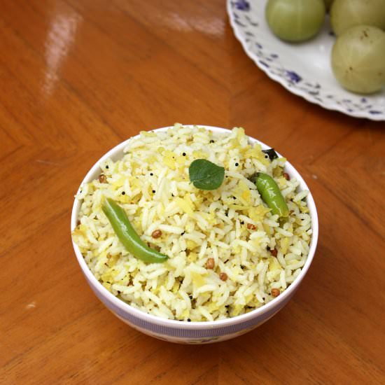 Nellikai Sadam|Gooseberry Amla Rice