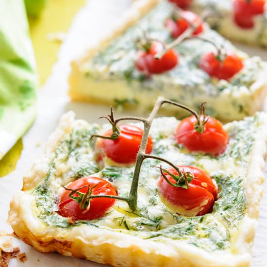 Cherry Tomato Tart