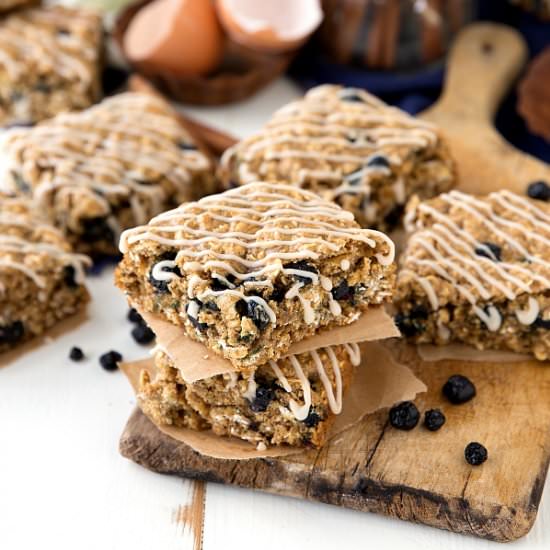 Soft Baked Blueberry Bars