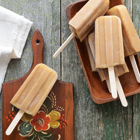 Banana Chai Popsicles