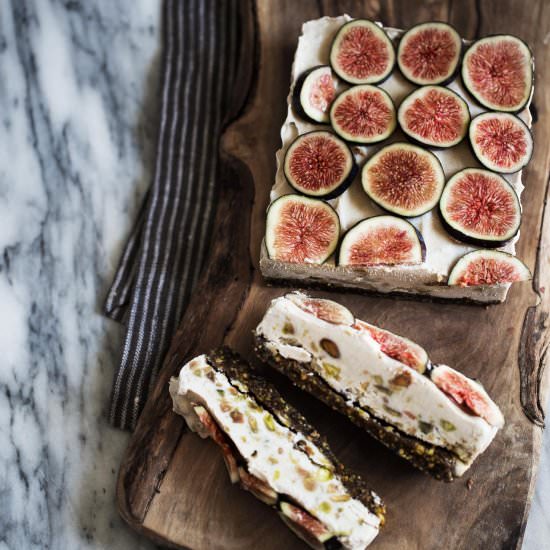 Fig Pistachio Bars