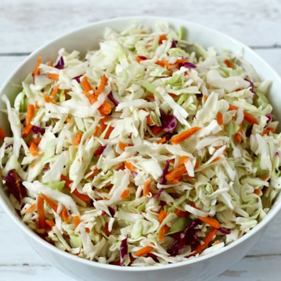 Easy No-Mayo Coleslaw