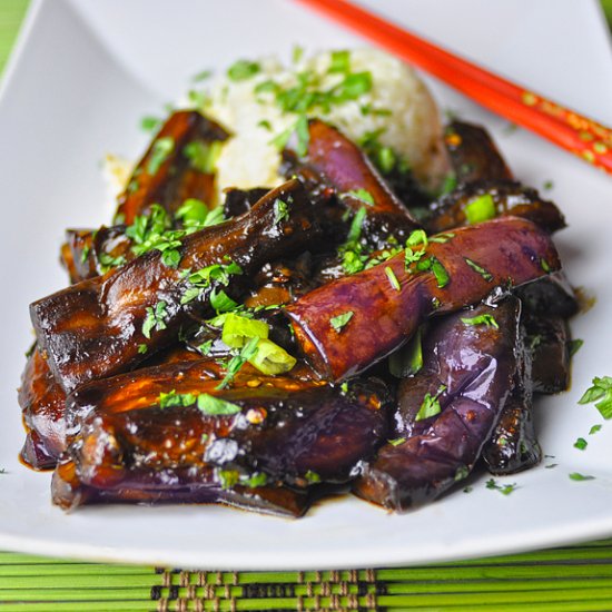 Szechuan Garlic Eggplant