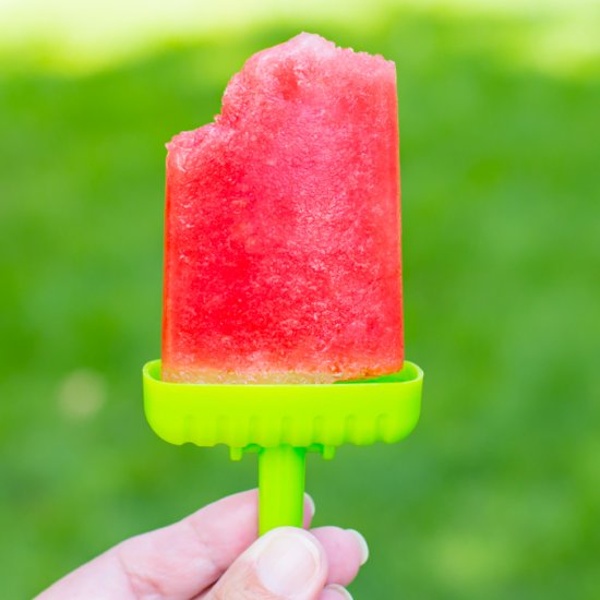 Watermelon Lime Popsicles