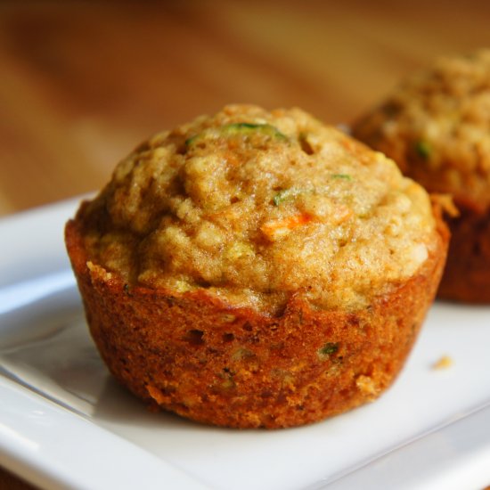 Carrot Zucchini Muffins