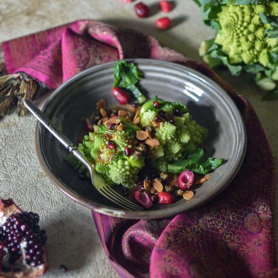 Romanesco Cauliflower with Harissa