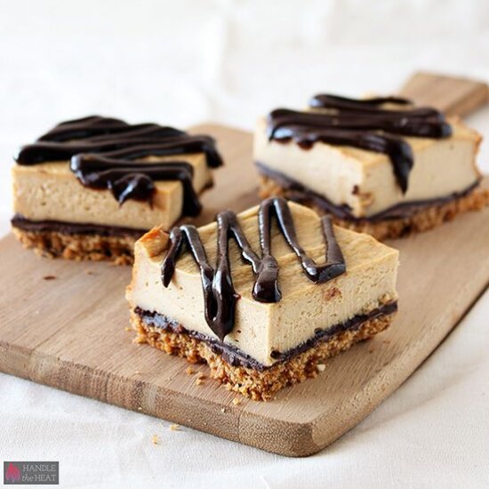 Chocolate Pretzel Cheesecake Bars