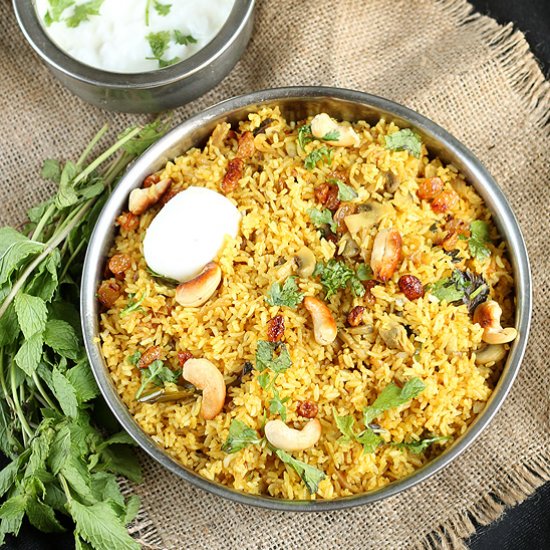 Mushroom Biriyani