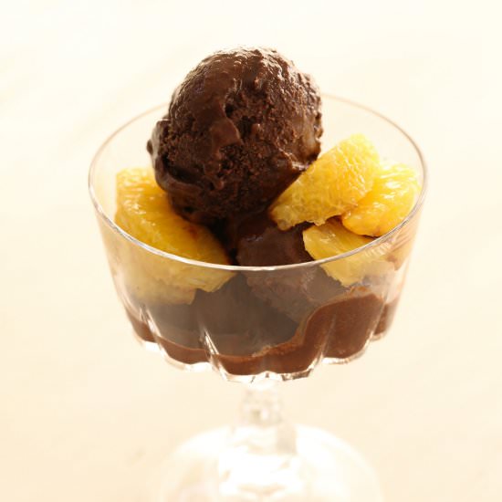 Chocolate Grand Marnier Sorbet