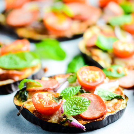 Eggplant Pizzas