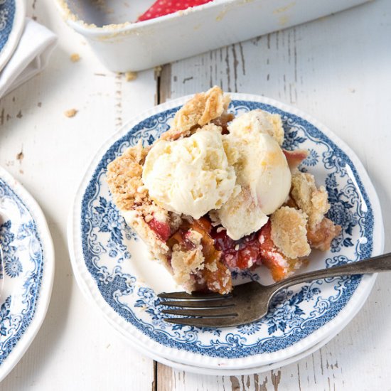 Mixed Stone Fruit Slab Pie