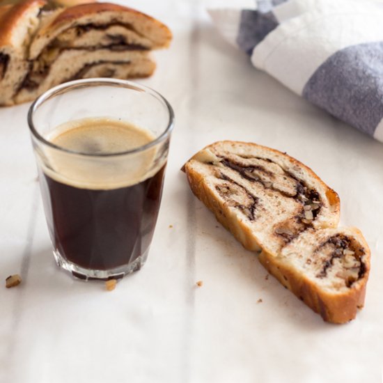 Vegan Chocolate and Walnut Challah