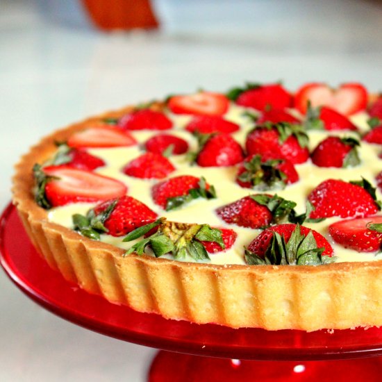 Strawberry Custard Tart